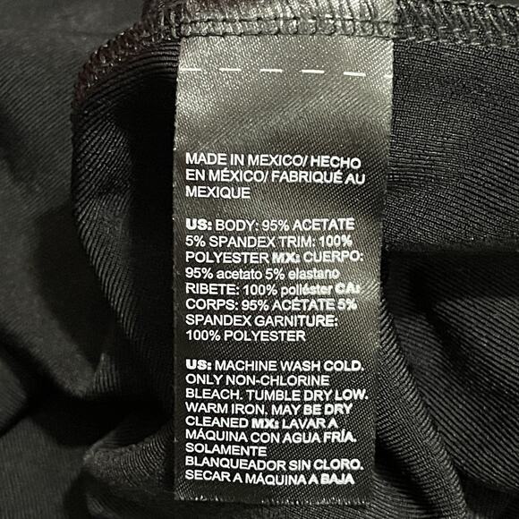 Chicos Travelers Chiffon Layered Blouse Size 3 US 16/18 Black Boat Neck Elegant - Picture 8 of 10